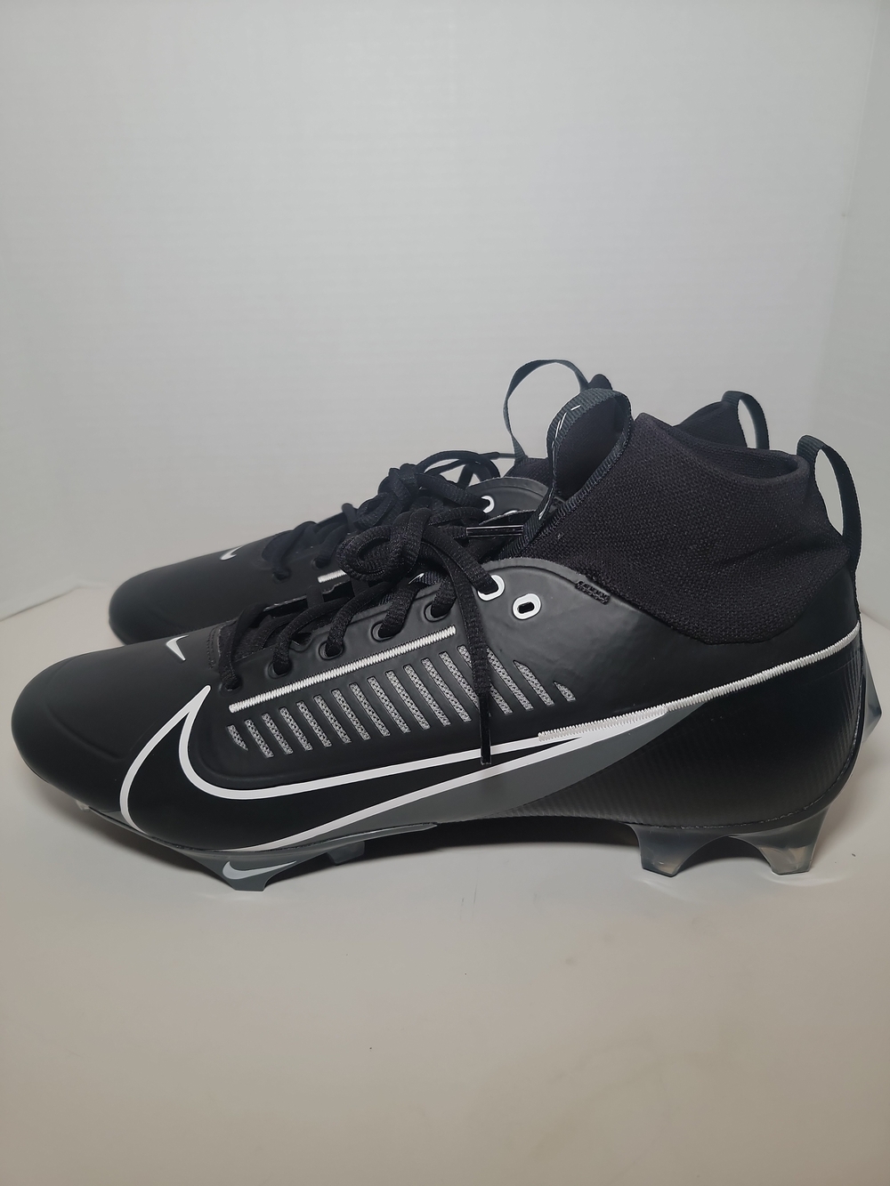 Nike Vapor Edge Pro 360 2 Men's 13.5 Black Iron Grey Football Cleats DA5456 010
